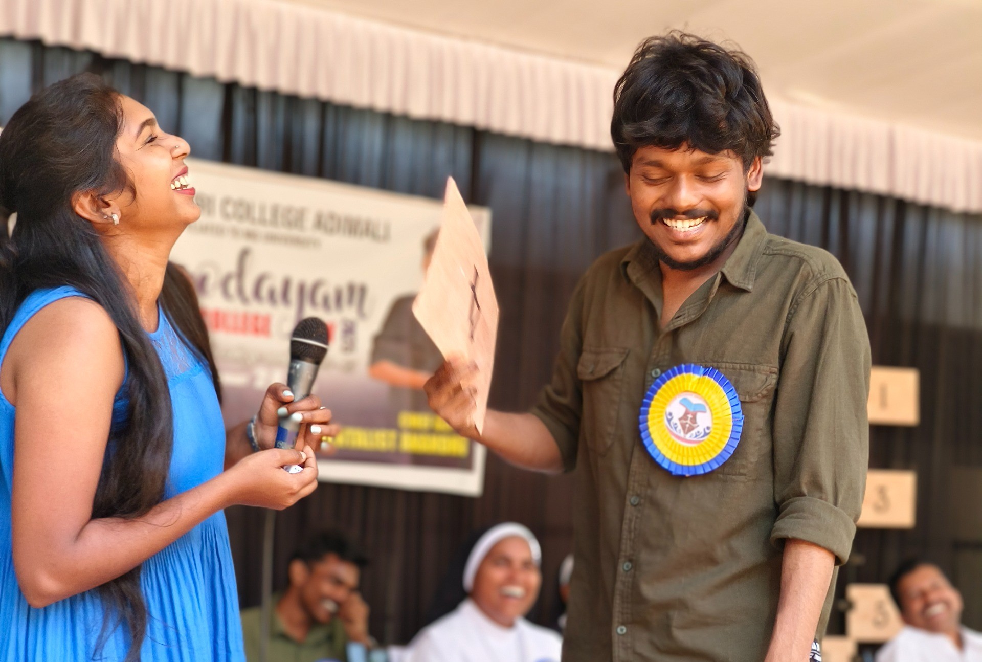 Students celebrating their cultural identity at college events